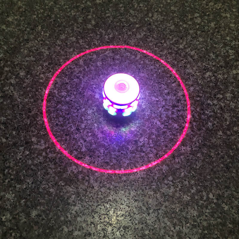 Wholesale Colorful Music Luminous Plastic Spinning Top